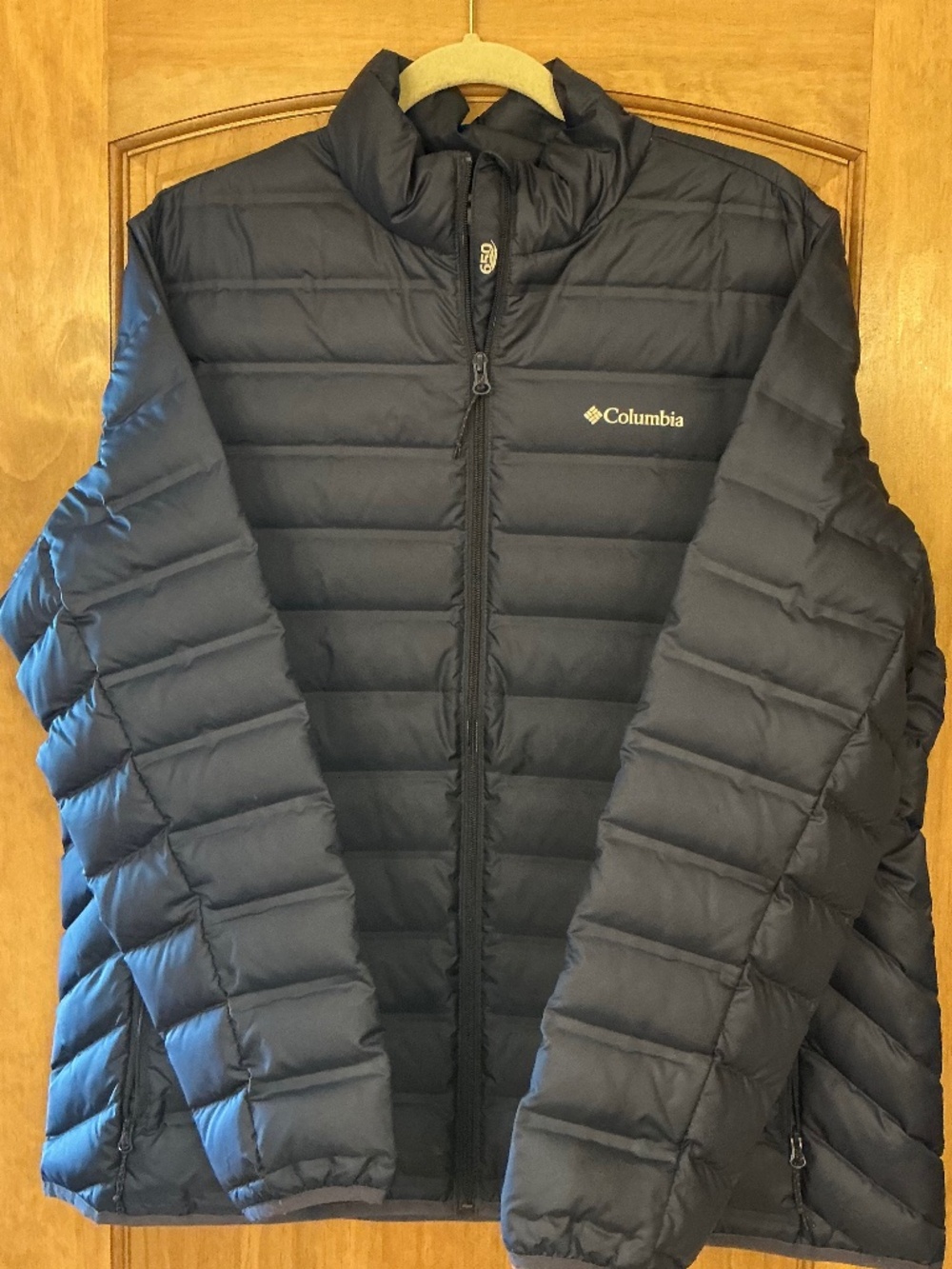 Like New Women’s Columbia Packable Jacket Navy 1X